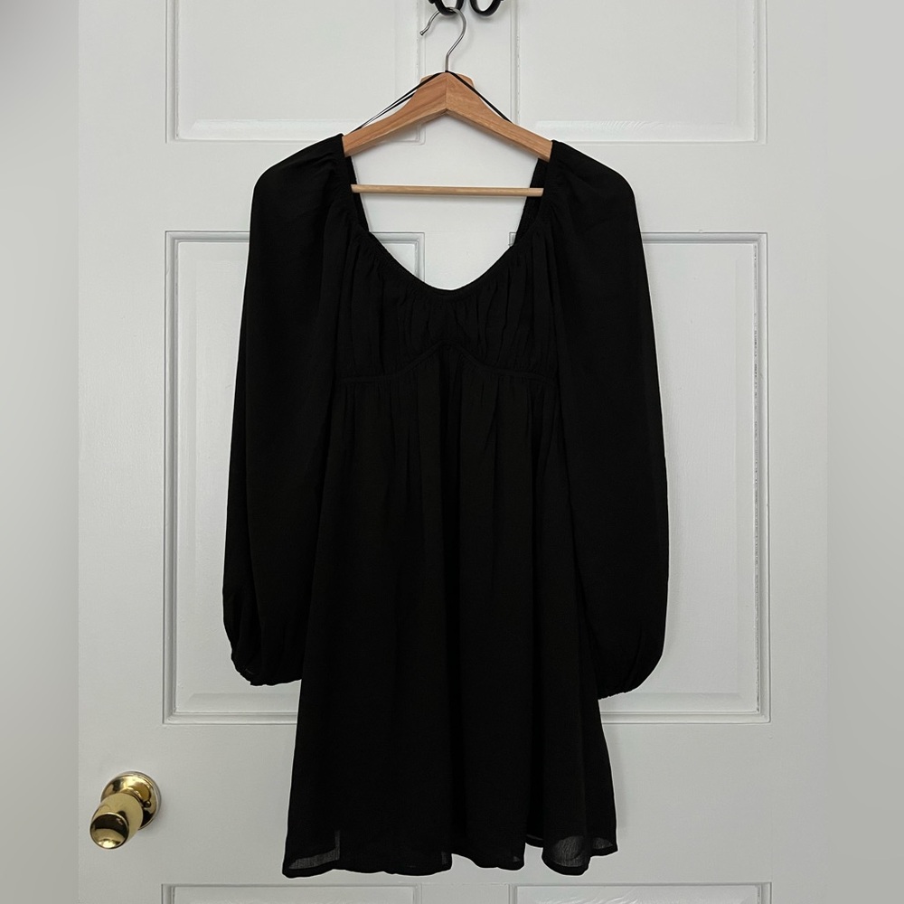 Princess Polly BETTIE MINI DRESS BLACK